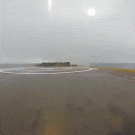 SpaceX landing attempt after Jason-3 mission in January / Courtesy of SpaceX