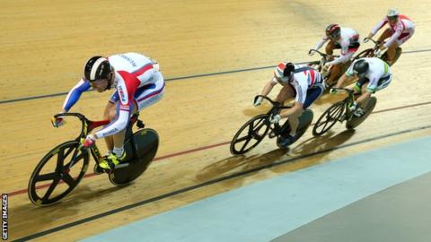 Jason Kenny in action for Great Britain